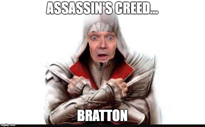 ASSASSIN'S CREED... BRATTON | image tagged in the office,gaming,geek,assassin's creed | made w/ Imgflip meme maker