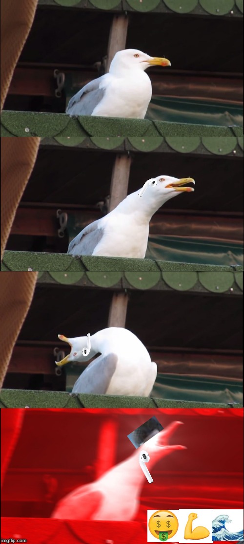 Wave Check Seagull  | image tagged in memes,inhaling seagull | made w/ Imgflip meme maker