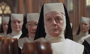 High Quality Maggie Smith as Mother Superior in Sister Act Blank Meme Template