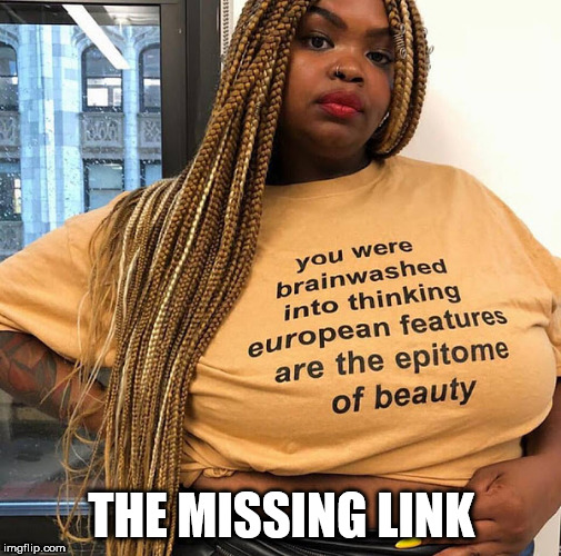 THE MISSING LINK | image tagged in monkey | made w/ Imgflip meme maker
