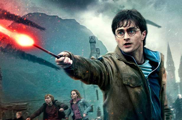 Harry Potter wand fire Blank Meme Template
