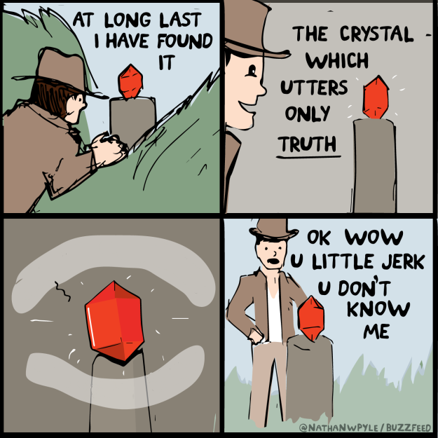 crystal of truth Blank Meme Template
