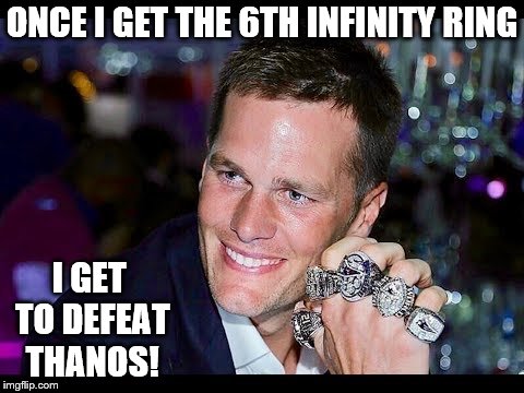 ONCE I GET THE 6TH INFINITY RING; I GET TO DEFEAT THANOS! | image tagged in nfl memes,nfl football,infinity war,power,yes,anime | made w/ Imgflip meme maker