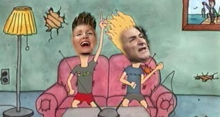 pelosi and schumer | image tagged in pelosi,schumer,beavis and butthead | made w/ Imgflip meme maker