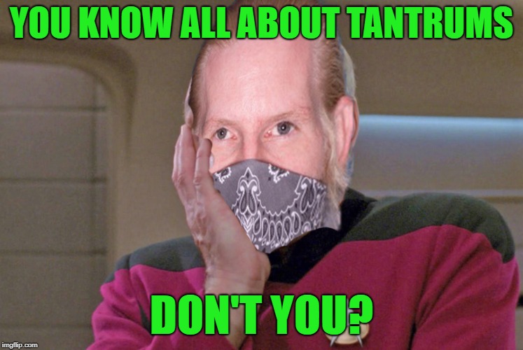 YOU KNOW ALL ABOUT TANTRUMS DON'T YOU? | made w/ Imgflip meme maker