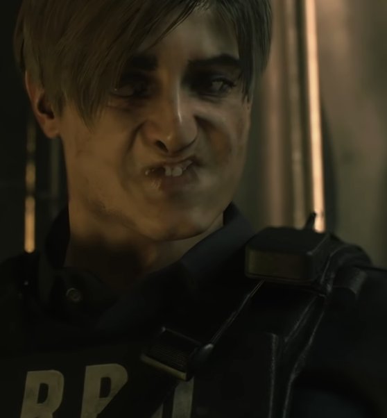 High Quality Leon Kennedy Blank Meme Template