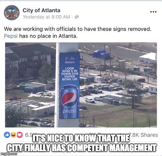 Darn Northerners | IT'S NICE TO KNOW THAT THE CITY FINALLY HAS COMPETENT MANAGEMENT | image tagged in hoth777 | made w/ Imgflip meme maker