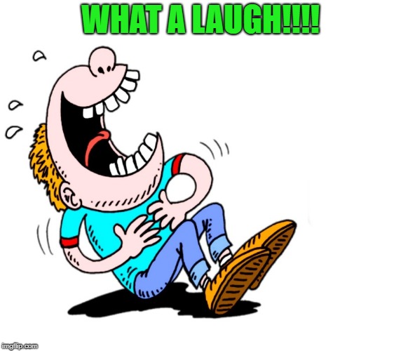 laughing | WHAT A LAUGH!!!! | image tagged in laughing | made w/ Imgflip meme maker