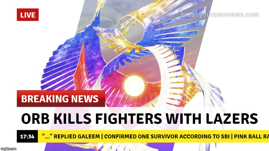 Smashchannel: If SSB had news... | image tagged in galeem memes,breakyourownnews | made w/ Imgflip meme maker