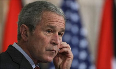 High Quality George W. Bush left-handed phone 001 Blank Meme Template