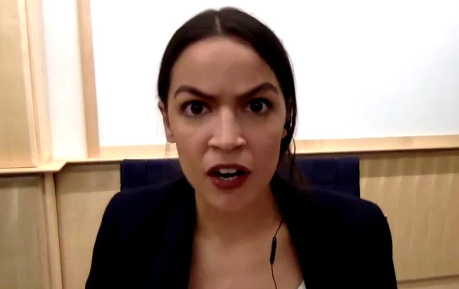 High Quality Alexandria Ocasio-Cortez is not happy Blank Meme Template