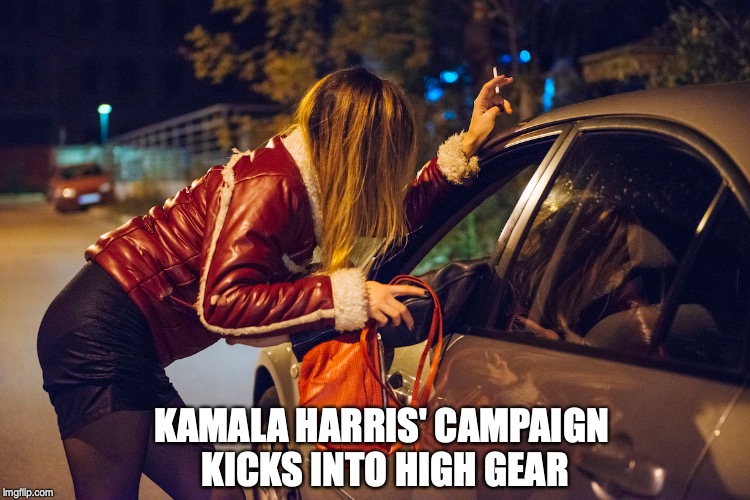 KAMALA HARRIS' CAMPAIGN KICKS INTO HIGH GEAR | image tagged in kamala harris,campaign,election 2020 | made w/ Imgflip meme maker