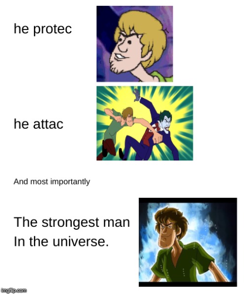 Powerful Shaggy is the most powerful being in the Universe | image tagged in memes,shaggy,funny memes | made w/ Imgflip meme maker