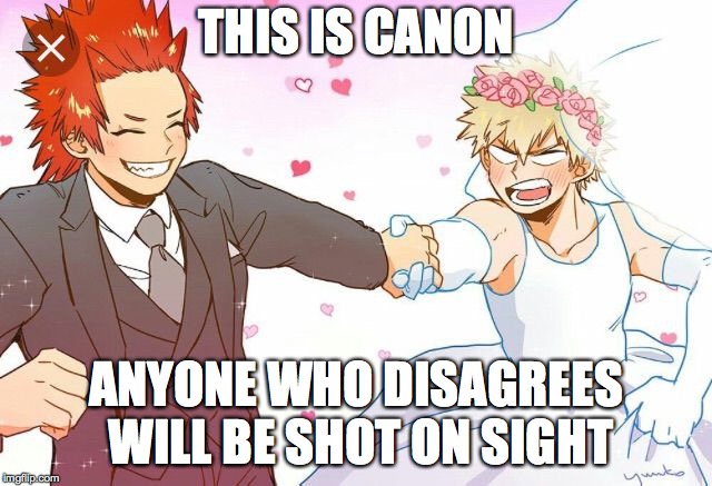 THIS IS CANON; ANYONE WHO DISAGREES WILL BE SHOT ON SIGHT | made w/ Imgflip meme maker