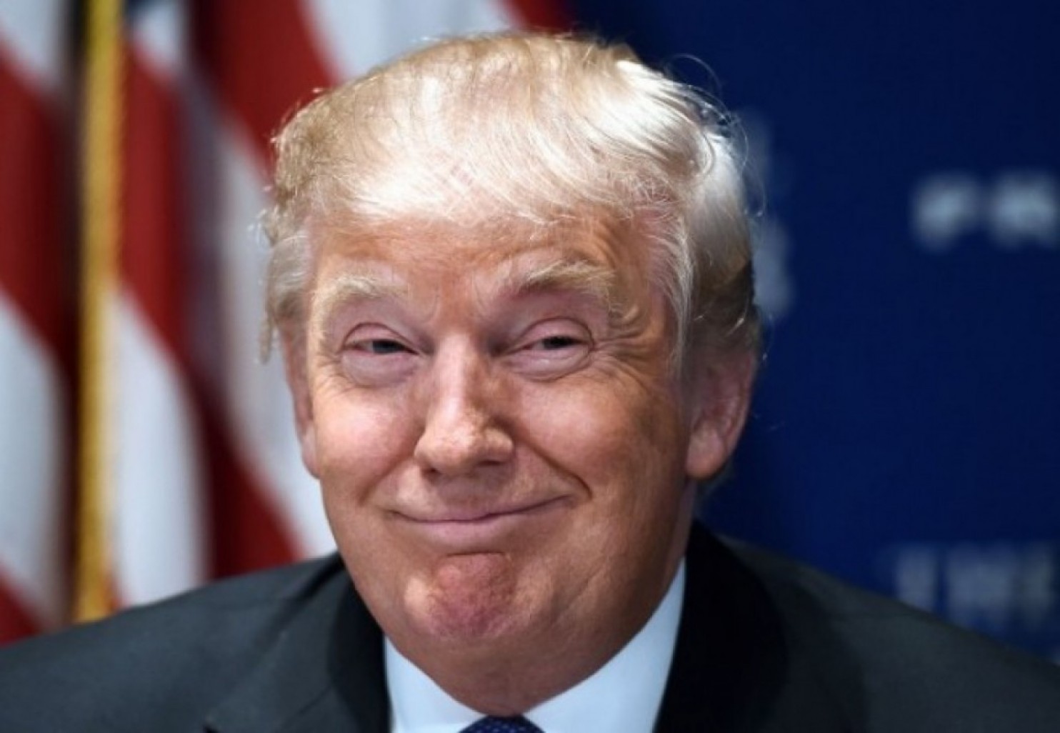 Donald Trump Smiles Blank Meme Template