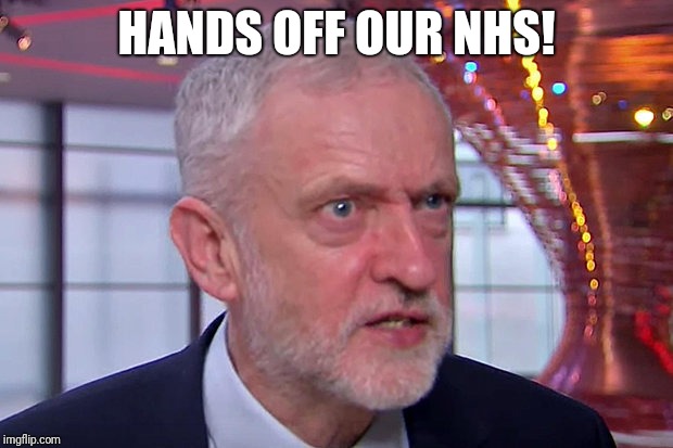 HANDS OFF OUR NHS! | made w/ Imgflip meme maker