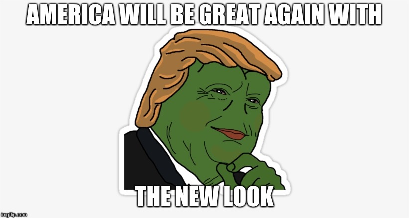 Donald trump | AMERICA WILL BE GREAT AGAIN WITH; THE NEW LOOK | image tagged in funny memes | made w/ Imgflip meme maker