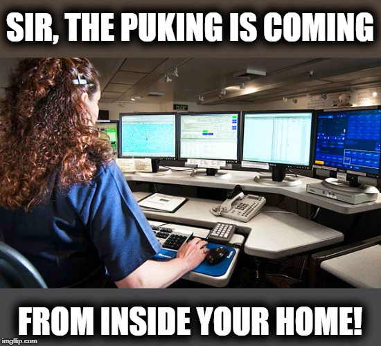 SIR, THE PUKING IS COMING FROM INSIDE YOUR HOME! | made w/ Imgflip meme maker