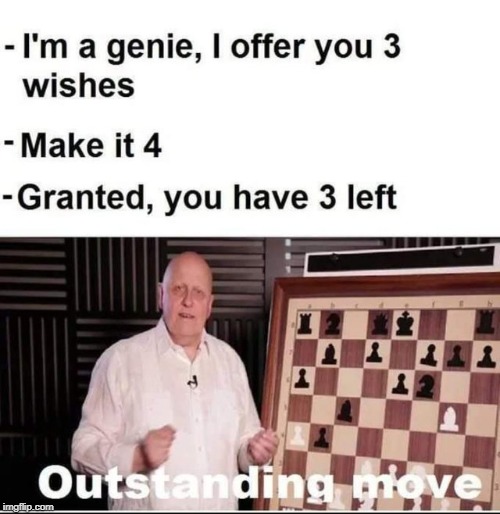 check mate | image tagged in genie,oh wow are you actually reading these tags | made w/ Imgflip meme maker