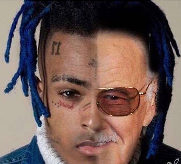 Jahseh Dwayne and Stan Lee Blank Meme Template