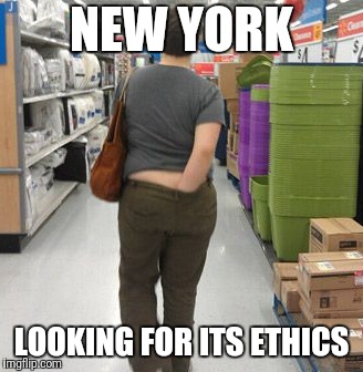 NEW YORK LOOKING FOR ITS ETHICS | made w/ Imgflip meme maker