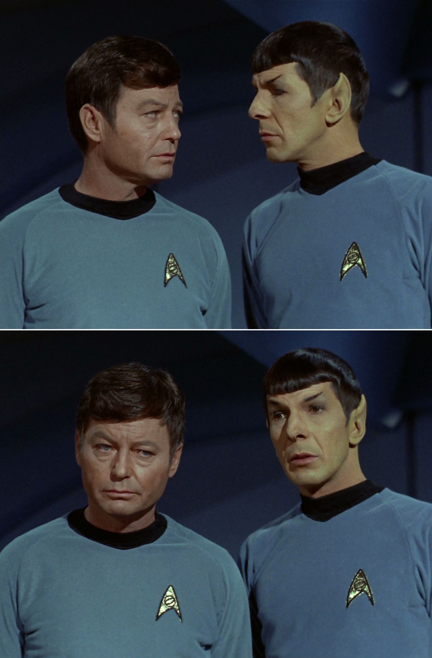 High Quality spock mccoy fascinating Blank Meme Template