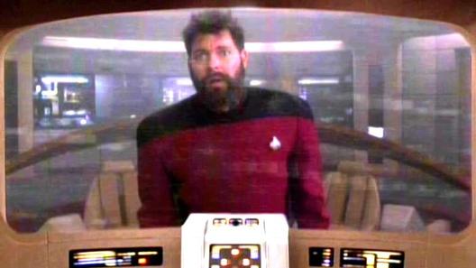 Riker from Borg controlled universe Blank Meme Template