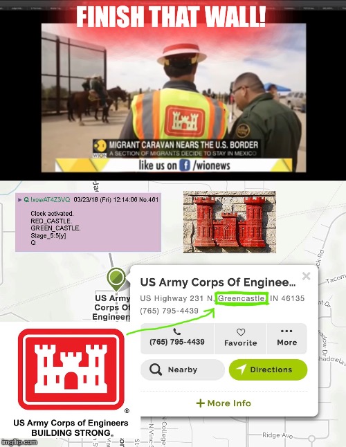 Q was right! Wall already under construction! | FINISH THAT WALL! | image tagged in politics,q,army corp of engineers,border wall,vindicated | made w/ Imgflip meme maker