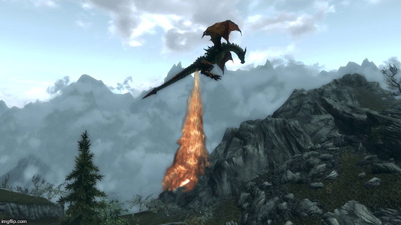 farting Skyrim Dragon | LOL | image tagged in farting skyrim dragon | made w/ Imgflip meme maker