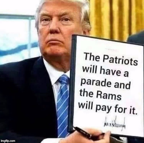 image tagged in trump,superbowl | made w/ Imgflip meme maker