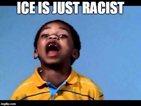 That's racist 2 | ICE IS JUST RACIST | image tagged in that's racist 2 | made w/ Imgflip meme maker