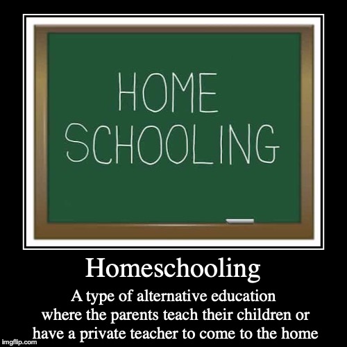 Homeschool | image tagged in demotivationals,homeschool | made w/ Imgflip demotivational maker
