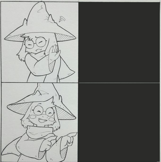 Ralsei template Blank Meme Template