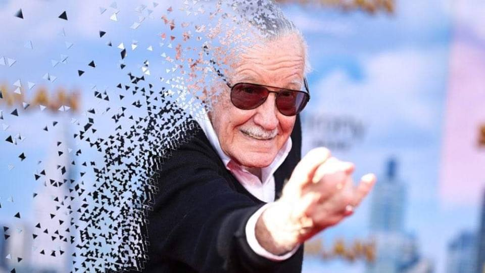 Stan Lee Disintegrate Blank Meme Template