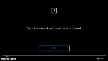 Switch crashed | image tagged in gifs,bsod | made w/ Imgflip images-to-gif maker
