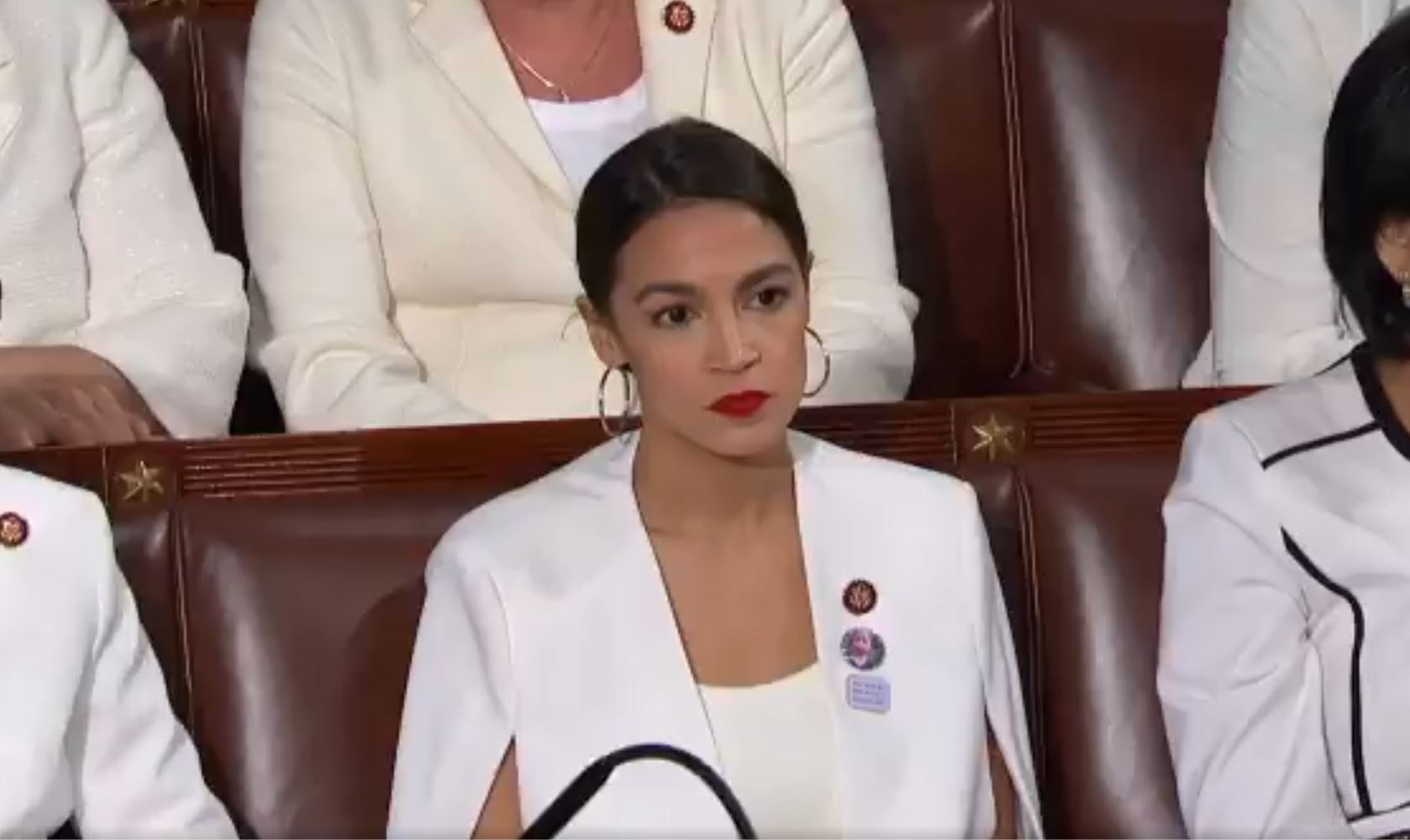 Alexandria Ocasio-Cortez Blank Meme Template