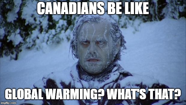 Canadians be like, "P-P-Please warm faster!" | CANADIANS BE LIKE; GLOBAL WARMING? WHAT'S THAT? | image tagged in cold,canada,meanwhile in canada,canadians,memes,global warming | made w/ Imgflip meme maker