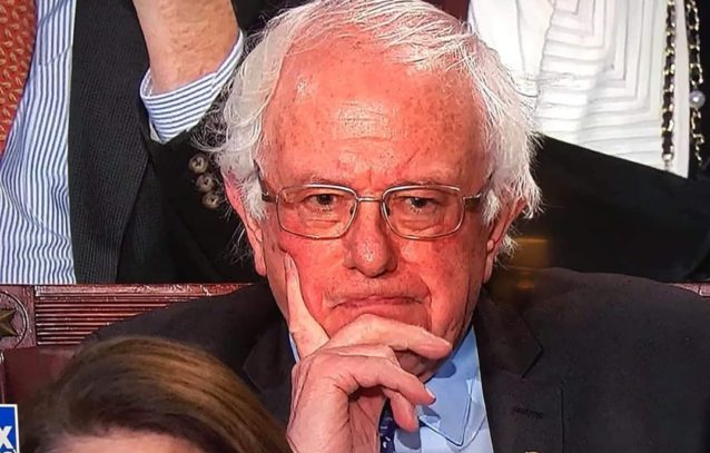 High Quality Bernie Sanders SOTU Blank Meme Template