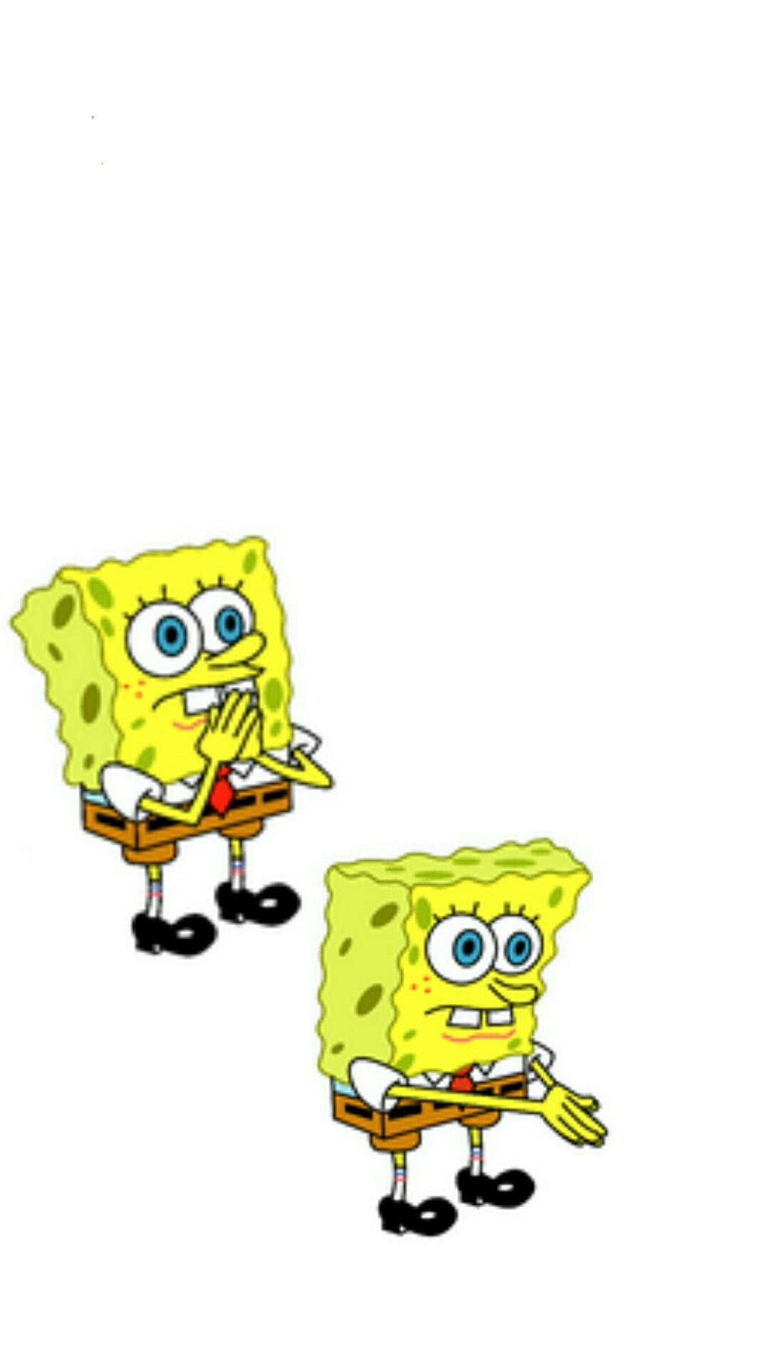 SpongeBob breath in Blank Meme Template