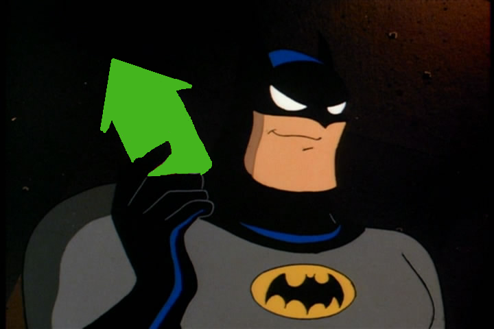High Quality Upvote Batman Blank Meme Template