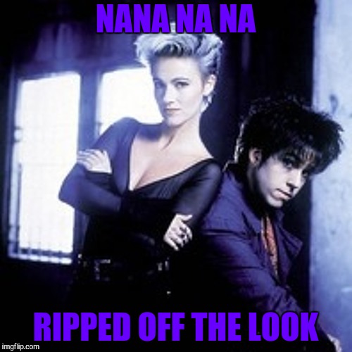 NANA NA NA RIPPED OFF THE LOOK | made w/ Imgflip meme maker