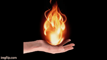 Hadoken flame  | image tagged in gifs,street fighter | made w/ Imgflip images-to-gif maker