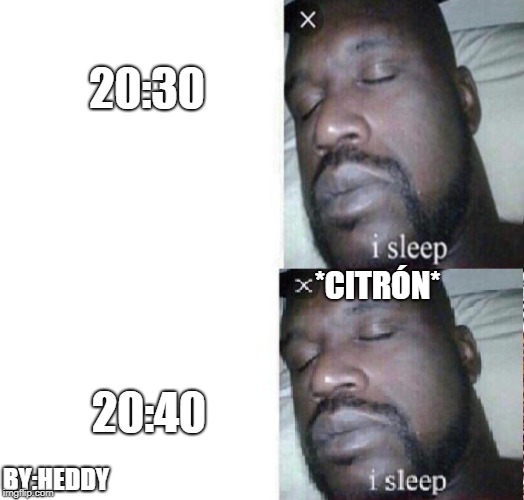 20:30; *CITRÓN*; 20:40; BY:HEDDY | made w/ Imgflip meme maker