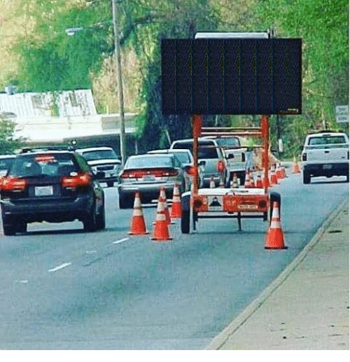 High Quality Blank Construction Sign Blank Meme Template