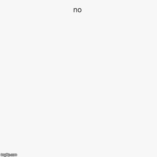 no | no | | image tagged in funny,pie charts | made w/ Imgflip chart maker
