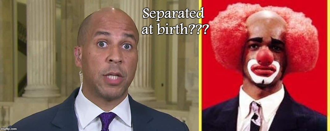 It is possible... | Separated at birth??? | image tagged in booker,homey the clown,separated | made w/ Imgflip meme maker