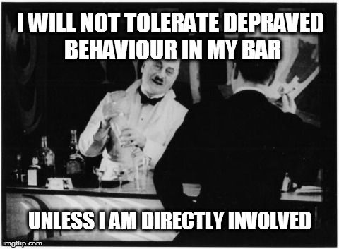 image tagged in funny,bartender | made w/ Imgflip meme maker