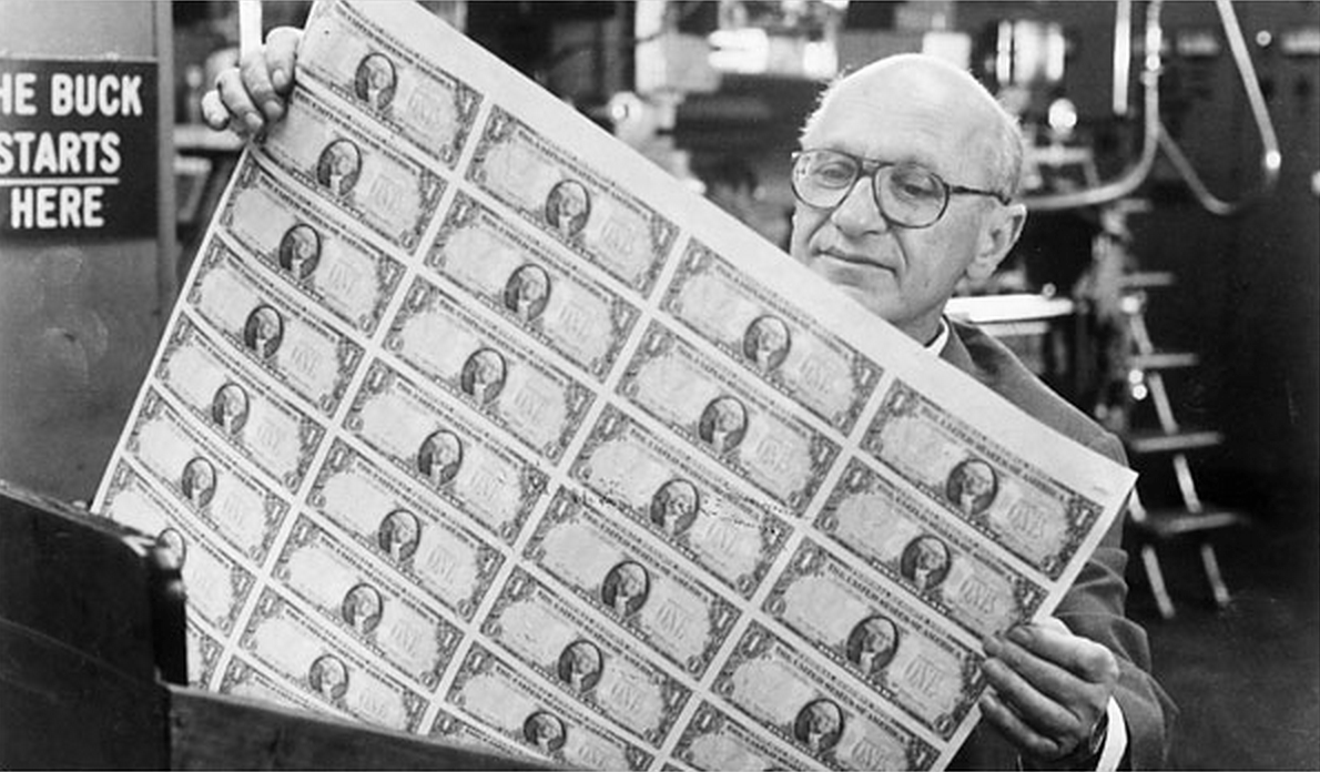 High Quality Milton Friedman Money Blank Meme Template