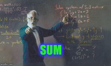 math teacher  | SUM | image tagged in math teacher | made w/ Imgflip meme maker