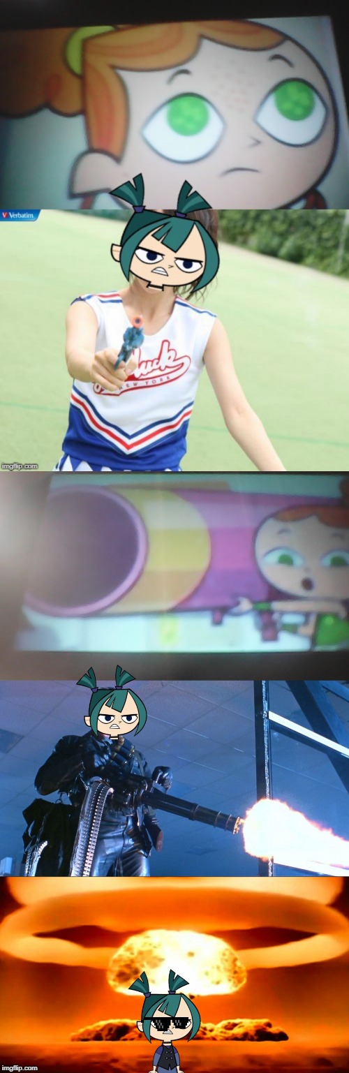 High Quality Izzy vs Gwen (Extended) Blank Meme Template